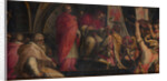 Pope Clement IV hands his insigna to the captains of the Guelph Party, 1563-1565 by Giorgio Vasari