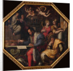 Cosimo studies the taking of Siena, 1563-1565 by Giorgio Vasari