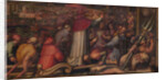 Pope Eugene IV disembarks at Leghorn to take refuge in Florence, 1563-1565 by Giorgio Vasari