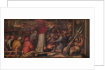 Pope Eugene IV disembarks at Leghorn to take refuge in Florence, 1563-1565 by Giorgio Vasari