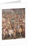 The emperor Maximilian lifts the Siege of Livorno, 1568-1571 by Giorgio Vasari