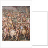 The emperor Maximilian lifts the Siege of Livorno, 1568-1571 by Giorgio Vasari