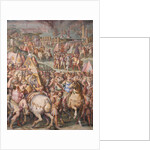 The emperor Maximilian lifts the Siege of Livorno, 1568-1571 by Giorgio Vasari