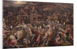 The storming of the fortress near Porta Camollia in Siena, 1570 by Giorgio Vasari