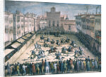 Horse Joust at the Piazza Santa Croce, 1561-1562 by Johannes Stradanus