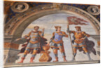 Decoration of the Sala dei Gigli, 1482-1484 by Domenico Ghirlandaio