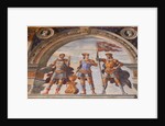 Decoration of the Sala dei Gigli, 1482-1484 by Domenico Ghirlandaio