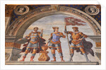 Decoration of the Sala dei Gigli, 1482-1484 by Domenico Ghirlandaio