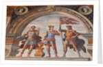 Decoration of the Sala dei Gigli, 1482-1484 by Domenico Ghirlandaio