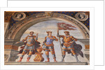 Decoration of the Sala dei Gigli, 1482-1484 by Domenico Ghirlandaio