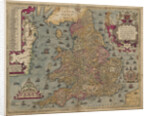 Anglia: England and Wales, 1579 by Christopher Saxton