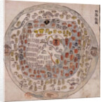 Chonhado (Map of All Under Heaven), Mid of the 18th cen by Anonymous master