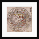 Chonhado (Map of All Under Heaven), Mid of the 18th cen by Anonymous master
