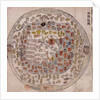 Chonhado (Map of All Under Heaven), Mid of the 18th cen by Anonymous master