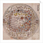 Chonhado (Map of All Under Heaven), Mid of the 18th cen by Anonymous master