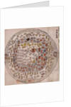 Chonhado (Map of All Under Heaven), Mid of the 18th cen by Anonymous master