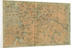Map of Berlin Center, from a travel guide Baedekers Northeast Germany, 1892 by Leipzig Wagner & Debes