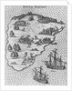 Death of Magellan on the Philippine island of Mactan. (From Levinus Hulsiuss Beschreibung der wunde by Anonymous