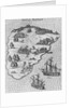 Death of Magellan on the Philippine island of Mactan. (From Levinus Hulsiuss Beschreibung der wunde by Anonymous