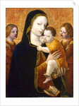 The Virgin and Child with two Angels, ca 1485 by Ambrogio Bergognone