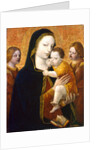 The Virgin and Child with two Angels, ca 1485 by Ambrogio Bergognone