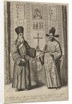 Matteo Ricci and Xu Guangqi. (From Athanasius Kirchers China Illustrata), 1667 by Athanasius Kircher