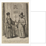 Matteo Ricci and Xu Guangqi. (From Athanasius Kirchers China Illustrata), 1667 by Athanasius Kircher