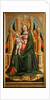The Virgin and Child Enthroned and Two Angels, c. 1450 by Antonio Vivarini