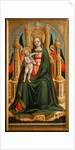 The Virgin and Child Enthroned and Two Angels, c. 1450 by Antonio Vivarini