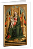 The Virgin and Child Enthroned and Two Angels, c. 1450 by Antonio Vivarini