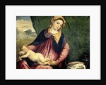 Madonna with Sleeping Child, Between 1540 and 1560 by Paris Bordone