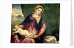 Madonna with Sleeping Child, Between 1540 and 1560 by Paris Bordone