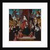 The Virgin and Child with Saint Anne (Anna Selbdritt), Saints Francis, Lidwina and donors, c. 1490-1 by Netherlandish master