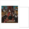 The Virgin and Child with Saint Anne (Anna Selbdritt), Saints Francis, Lidwina and donors, c. 1490-1 by Netherlandish master