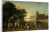Prince Maurice of Orange accompanied by Frederick V and his wife Elizabeth Stuart, King and Queen of by Paulus van Hillegaert