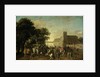 Prince Maurice of Orange accompanied by Frederick V and his wife Elizabeth Stuart, King and Queen of by Paulus van Hillegaert