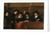 Syndics of the Drapers Guild (The Sampling Officials), 1662 by Rembrandt van Rhijn