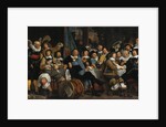 The celebration of the peace of Münster, 18 June 1648, in the headquarters of the crossbowmens civi by Bartholomeus van der Helst