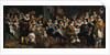 The celebration of the peace of Münster, 18 June 1648, in the headquarters of the crossbowmens civi by Bartholomeus van der Helst