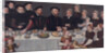 Family-portrait of Pierre de Moucheron, merchant in Middelburg and Antwerpen, his wife Isabeau de Ge by Anonymous