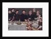Family-portrait of Pierre de Moucheron, merchant in Middelburg and Antwerpen, his wife Isabeau de Ge by Anonymous
