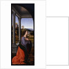 Triptych, left-hand panel: Saint Catherine of Alexandria, 1500 by Mariotto Albertinelli