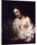 Bathsheba with King Davids Letter, 1654 by Willem Drost