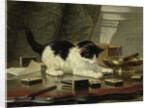 Kittens Game, ca 1860-1870 by Henriëtte Ronner-Knip