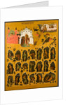 The Vision of Saint John Climacus, 16th century by Russian icon