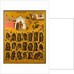 The Vision of Saint John Climacus, 16th century by Russian icon
