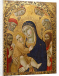 Madonna and Child with Saints Jerome, John the Baptist, Bernardino and Bartholomew, ca 1450-1475 by Sano di Pietro