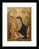 Madonna and Child with Saints Jerome, John the Baptist, Bernardino and Bartholomew, ca 1450-1475 by Sano di Pietro