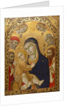 Madonna and Child with Saints Jerome, John the Baptist, Bernardino and Bartholomew, ca 1450-1475 by Sano di Pietro