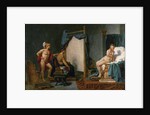 Apelles Painting Campaspe in the Presence of Alexander the Great by Jacques Louis David